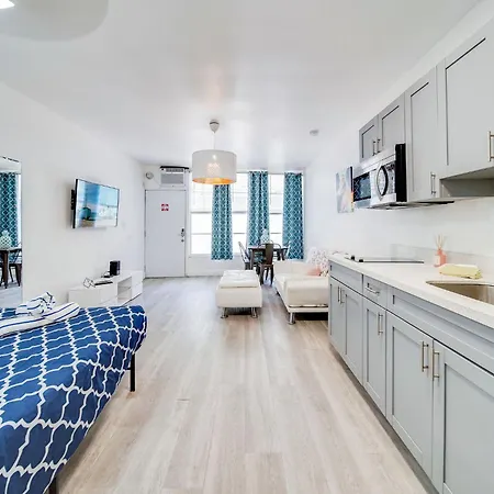 Beachy 1 B/R, W/2 Queen Beds, On Ocean Drive Beach Miami Beach Extérieur photo
