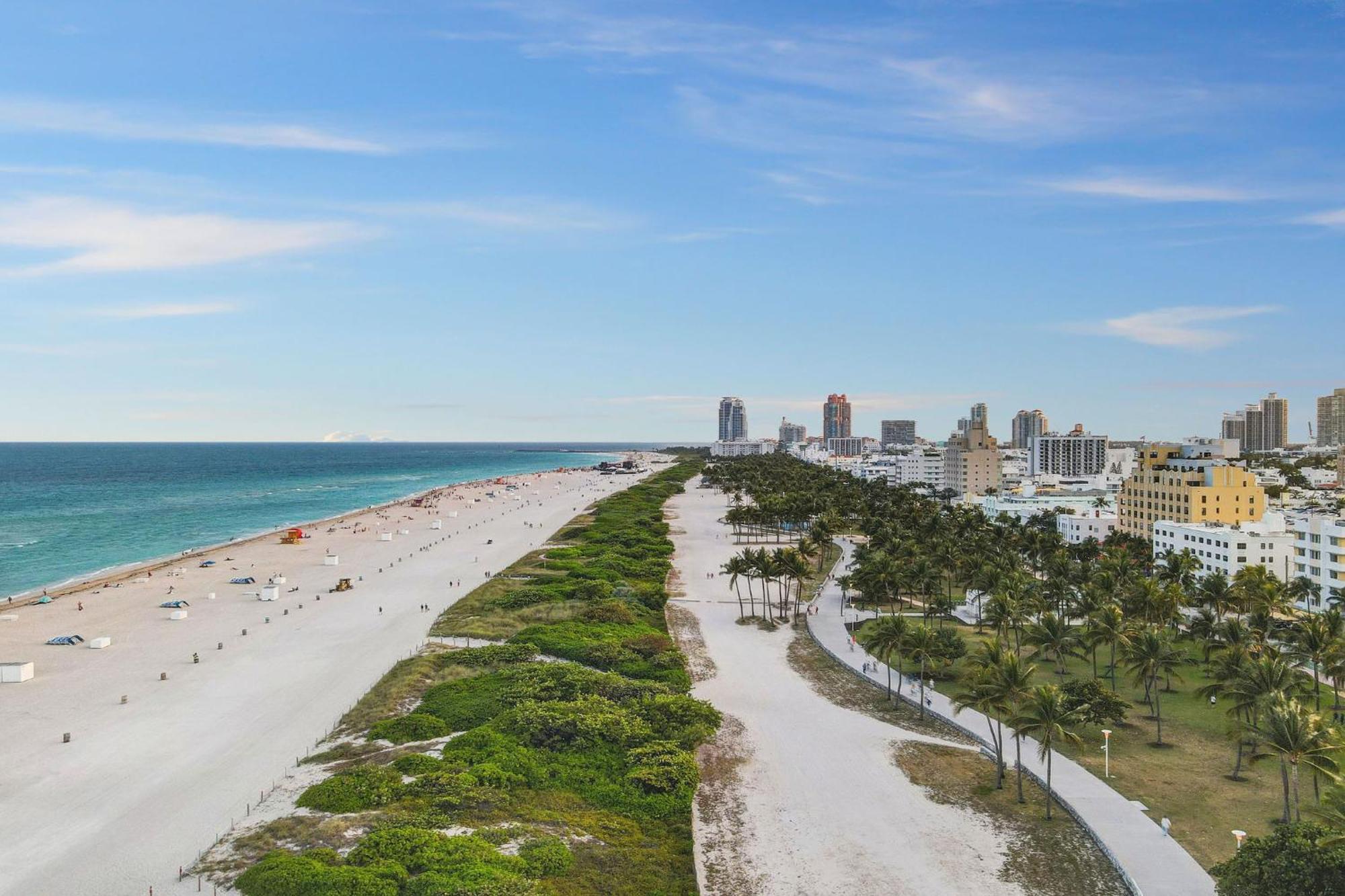 Beachy 1 B/r, W/2 Queen Beds, On Ocean Drive Appartement Miami Beach