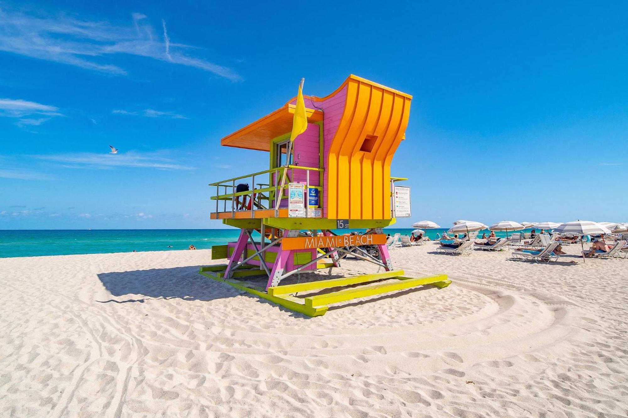 Beachy 1 B/r, W/2 Queen Beds, On Ocean Drive Appartement
